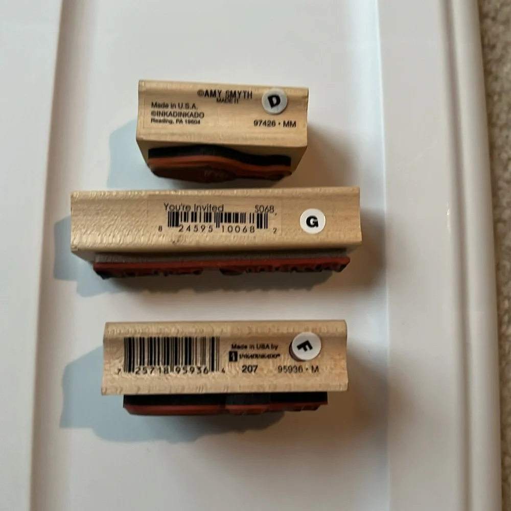 INKCADINKADO rubber stamps